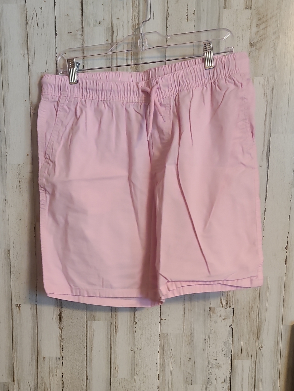 H&M Light Pink Drawstring Bermuda Shorts